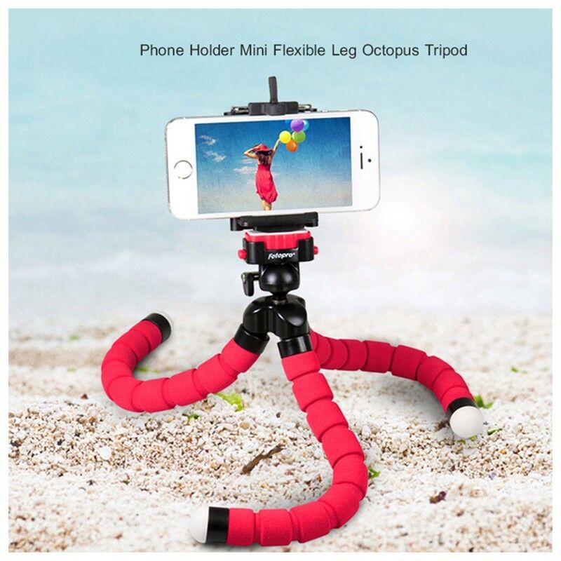 103589365338 Mini Flexible Sponge Octopus Tripod Smartphone Tripod For Gopro 10 9 Camera Accessory