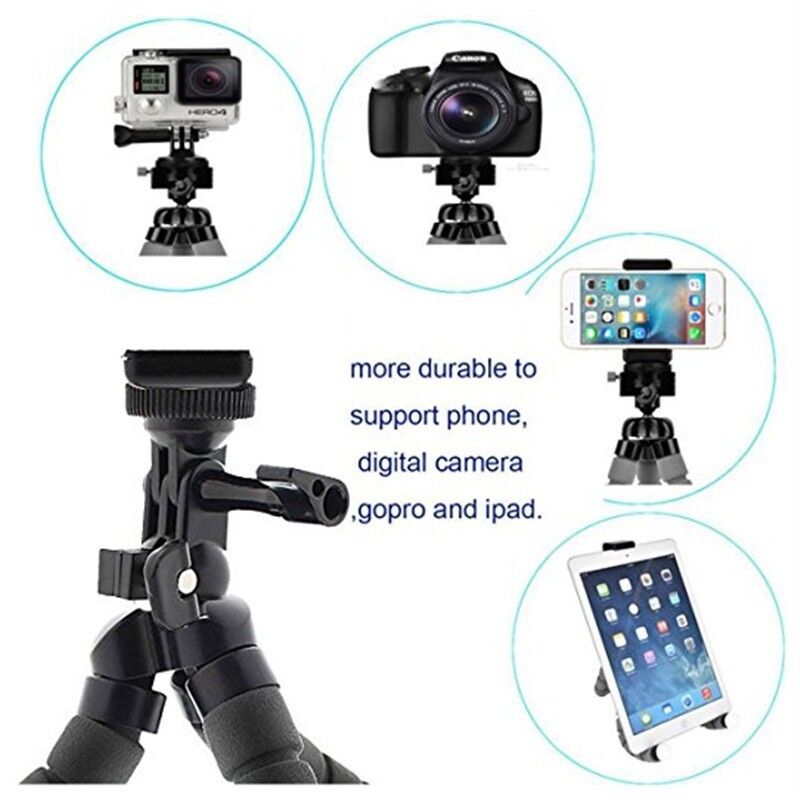2042739921600 Mini Flexible Sponge Octopus Tripod Smartphone Tripod For Gopro 10 9 Camera Accessory - Image 2