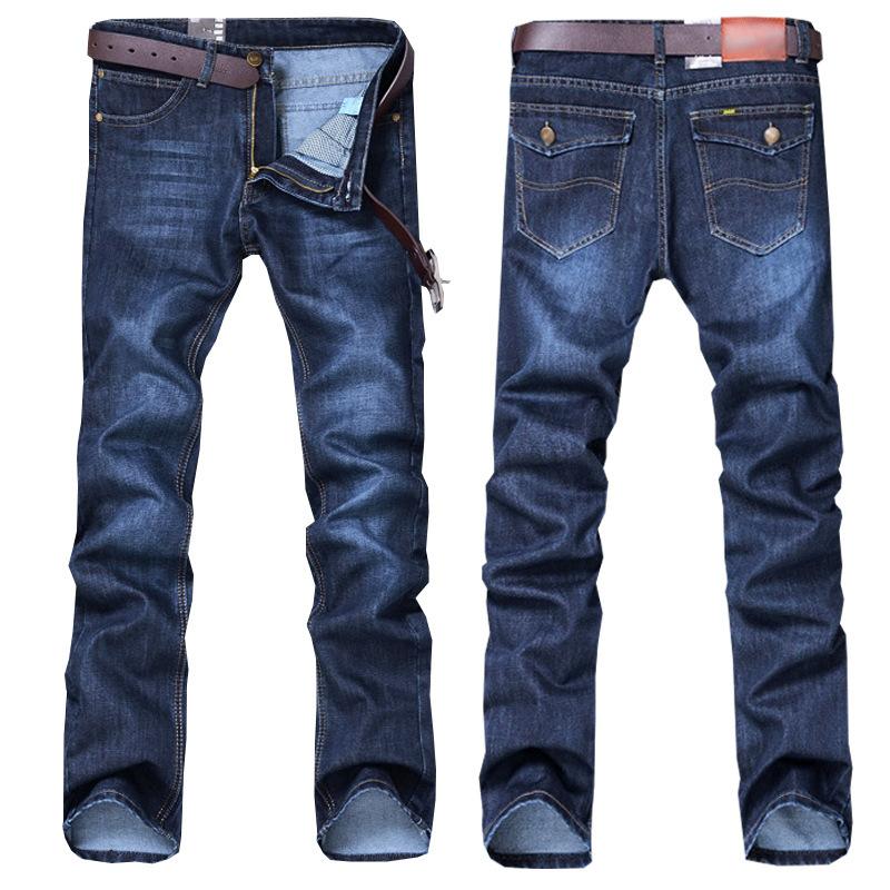 5d2e14fc 7ddb 43ae 90c3 ab2e2aa5acb8 Explosive Fall Winter New Straight Slim Men's Jeans - Image 4