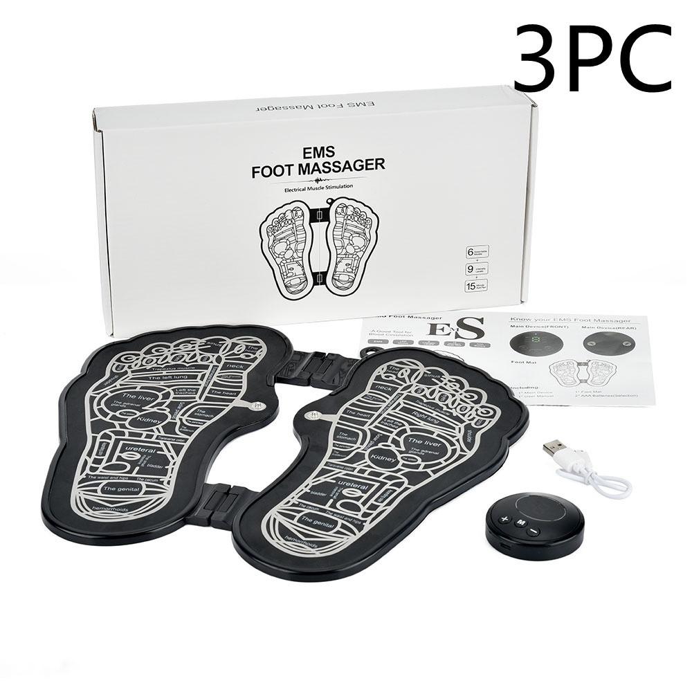 a5992bb4 6295 4478 923b 7dbb887dc825 Rechargeable Foot Massage Instrument Pedicure Foot Pad EMS Pulse Foot Relaxation Massager - Image 9